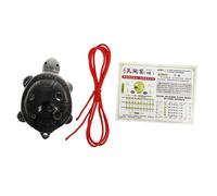 WEKADRIN 6-hole Alto Turtle Shape Ocarina Flute, Portable Black Ceramic Wind Instrument with Neck Strap, Beginner Friendly Introductory Music Instrument for Folk and World Music Players Random Color