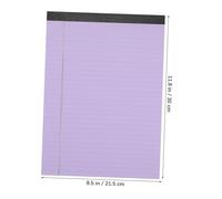 WEKADRIN 6 Pcs Lined Notepads Red Blue Purple Office Supplies Teacher Desk Accessories for Writing Note-taking and Creative Journaling