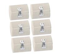 WEKADRIN 6 Rolls Elastic Spandex Compression Wrap with Breathable Support for Wound Care Home School Outdoor Use