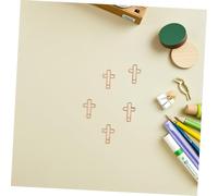 WEKADRIN 60pcs Cross Paper Clips Metal Bookmark Clips for Christian Journaling Bible Study Supplies Gold and Rose Gold Paper Clamps for Home Office School Portable and Lightweight Organizer
