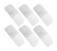 WEKADRIN 6Pcs Activated Carbon Water Dispenser Filter Replacement for Pet Drinking Fountain, Compatible Cat and Dog Fountain Filter with Sponge Pre-Filter, Suitable for Automatic Pet