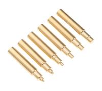WEKADRIN 6pcs Copper Heat Set Insert Tips Solder Kit for Printer Accessories Press Heads for Threaded Nut Installation Easy DIY Use in Workshops Schools and Home Repairs