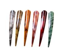 WEKADRIN 6pcs Hair Clips for Styling Sectioning Acrylic Iron Material Not Easy to Fall off Billed Design Suitable for Girls Making