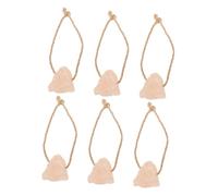 WEKADRIN 6pcs Pink Salt Lick Blocks for Livestock Natural Mineral Source for Cattle Deer Horses Rich in Essential Trace Elements Easy to Use Organic Animal Salt Blocks