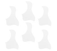 WEKADRIN 6Pcs Professional Self-adhesive Guitar Pickguards for Acoustic and Ukulele Anti-scratch Plastic Protection Plates Medium Guitar Accessories