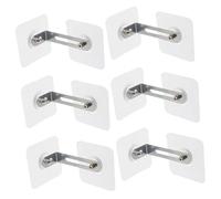 WEKADRIN 6Pcs Safety Kit Adhesive Furniture Anchors Tip Cabinet Wall Fixers Proofing for Home Safety Prevent Falling Damage