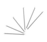 WEKADRIN 6pcs Stapler Spring Accessories Extension Springs Double Hook Extension Small Hooked Tension Multi-use Stapler Double Hook Wire Steel Silver