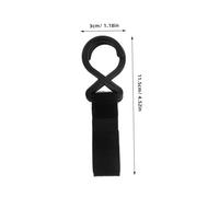 WEKADRIN 6Pcs Stroller Hooks Multi-Purpose Nylon Hanger Clips for Hanging Bags Diaper Bags Shopping Strollers and Bikes Lightweight Portable No-Drill Installation