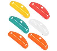WEKADRIN 6pcs Toothpaste Tube Squeezer Clips Tube Squeezing Tool Plastic for Bathroom Use Efficient Toothpaste Extraction and Waste Reduction