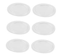 WEKADRIN 6pcs Transparent Round Dashboard Non-slip Pads Sticky Car Dash Mat High Temperature Resistant Car Phone Holder Grip Pads for Models