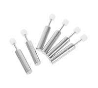 WEKADRIN 6pcs Trash Can Closing Dampers for Wastebaskets and Garbage Cans, Stainless Steel and Nylon Construction with Soft-close Mechanism Preventing Lid Slamming, Universal Compatibility