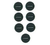 WEKADRIN 7pcs Dual Use Makeup Sponges for Wet and Dry Application Non Latex Round Powder Puff in Green Lightweight Compact Design for Loose and Pressed Powder Blush and Foundation Smooth