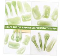 WEKADRIN 7Pcs Gua Sha Body and Facial Massage Tool for Smooth Skin Friendly Edges Wear Resistant Material Mixed Style Beauty Kit for Self Care and Gift
