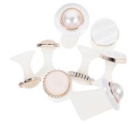 WEKADRIN 8 Pcs Silicone Toe Separators for Nail Polish and Pedicure Soft Toe Dividers for Women Reusable Gel Pedicure Spacers