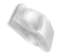 WEKADRIN 80PCS Clear Plastic Coin Protector Sleeves PVC Coin Storage Bags for Collectors Portable Single Pocket Holder Jewelry Tokens Organizer