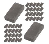 WEKADRIN 80pcs Handmade Mini Bricks for Aquarium Decorations Turtle-safe Blocks with Smooth Edges for Terrarium Landscaping Natural Habitat Creation and Micro Landscape Decor