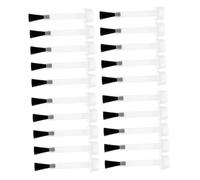 WEKADRIN 80pcs Replacement Manicure Nail Brushes for Gel Polish Plastic Applicator with Soft Bristles Fits Standard Nail Bottles Easy to Clean and Salon Use