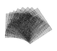 WEKADRIN 8pcs Aquarium Dividers Set 30x30cm Black Fish Tank Bottom Isolation Grid Plates with 0.39 Inch Holes for Breeding Separation and Filter Support in Aquariums