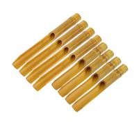 WEKADRIN 8pcs Bamboo Wind Chime Tubes for DIY Projects Japanese Style Replacement Parts Tubes for Garden Patio Balcony Outdoor Decor and Crafting