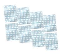 WEKADRIN 8Pcs Bunny Cage Floor Mats Wear-resistant Foot Pads with Breathable for Small Animals Hamsters Guinea Pigs Rabbits Cuttable and Splicable Pet Cage Bottom Protectors