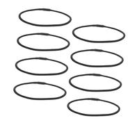 WEKADRIN 8pcs Condenser Shock Mount Mic Dampener Ring Mic Anti-vibration Rubber Ring Microphone Shockproof Mount Universal Shock Condenser Rubber Soft Elastic Band Black