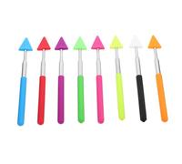 WEKADRIN 8Pcs Extendable Teacher Pointer Sticks Multi Function Telescopic Teaching Rods for Classroom Presentations Training Office Use
