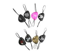 WEKADRIN 8pcs Halloween Eye Patch Set Skull Pattern Single Eye Patch Boys and Girls Cosplay Party Favor Halloween Props Random Style