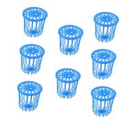 WEKADRIN 8pcs Parrot Food Feeding Basket with Cage Buckle Plastic Bird Vegetable Fruit Storage Holder for Cage Pets Prevents Mess and Keeps Food Clean