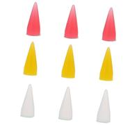 WEKADRIN 9Pcs Replacement Wax Head Nail Dotting Pen Head Tip Set Sturdy for Precise Manicure Nail Art Tool Accessories for DIY