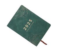 WEKADRIN Academic Planner Green Daily Schedule Notepad with Yearly Calendar Appointment Organizer and To-do List Book for Work and Study Practical Journal for Office and Home Use