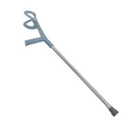 WEKADRIN Adjustable Aluminum Underarm Crutch for Disabled and Elderly Lightweight Forearm Walking Stick with Ergonomic Grip and Vibration-reducing Handle Medical Mobility Aid for Injury