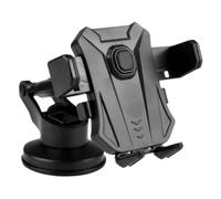 WEKADRIN Adjustable Car Phone Holder Mount with Strong Suction Cup for Air Vent and Dashboard Compatible with Various Phone Stylish Black Design Hands Car Dash Camera Suction Mount