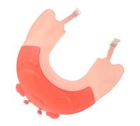 WEKADRIN Adjustable Crab-Design Shampoo Hat for Bath Cap with Wide Brim and Drainage Groove Soft Silicone Hair Washing Shield