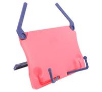 WEKADRIN Adjustable Foldable Music Sheet Stand Lightweight Red Book Holder for Piano Guitar Keyboard Desktop Reading and Travel Instrument Accessory