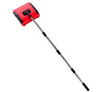 WEKADRIN Adjustable Height Carpet Sweeper Manual Vacuum with Rotating Brush Rolls for Pet Hair Dust Removal Cordless Push Broom for Carpets Rugs and Hard Floors Portable Home Cleaning Tool