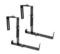 WEKADRIN Adjustable Iron Flowerpot Holder Bracket for Balcony Railing Household Flowerpot Rack for Vertical Gardening and Outdoor Plant Display