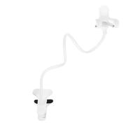 WEKADRIN Adjustable Overhead Phone Mount with Clamp Flexible Gooseneck Stand for Live Streaming and Recording Stable Holder for Phones and White Bed and Desk Accessory for Comfortable