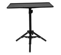 WEKADRIN Adjustable Projector Tripod Stand with Tray and Laptop Holder Compact Portable Floor and Desk Mount for Home Use Stable Lightweight Riser for Projector and Laptop Support