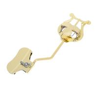 WEKADRIN Adjustable Trumpet Music Score Clamp with Windproof Holder for Marching Bands and Outdoor Performances Portable Lightweight Brass Instrument Accessory Compatible with Trombone and