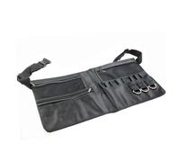 WEKADRIN Adjustable Waist Makeup Brush Bag Portable with Multiple Compartments and Pouches for Professional Artists Travel Cosmetic Organizer Belt Pouch in Black