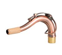 WEKADRIN Alto Saxophone Neck Bend Replacement Brass Sax Accessories for Improved Intonation Easy Assembly Saxophone Supply for Students and Musicians Red Antique Finish