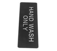 WEKADRIN Aluminum Hand Wash Only Sign for Public Restrooms and Commercial Kitchens Professional Workplace Reminder for Employees Easy Installation Robust Construction