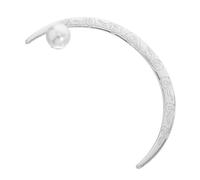 WEKADRIN Antique Headdress Hair Stick Women Hair Fork Moon Shape for Retro Look Pearl Details