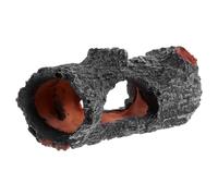 WEKADRIN Artificial Tree Trunk Aquarium Hideout Shelter Lifelike Decorative Stump for Fish Tank and Reptile Habitat Natural Landscape Ornament for Aquariums and Ponds