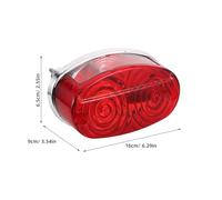 WEKADRIN Atv Rear Brake Light with LED Turn Signal for Dirt Bike and Utv High Visibility Tail Stop Lamp for Offroad Riding Instant Illumination Trailer Lamp Accessory
