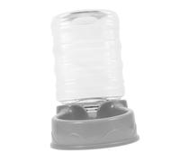 WEKADRIN Automatic Cat Water Dispenser and Feeder Bowl Gravity-fed Pet Waterer for Dogs and Cats Self-filling Grey Container Suitable for Home Use