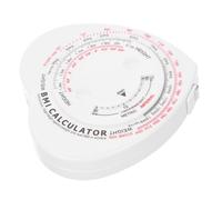 WEKADRIN Automatic Retractable Heart-Shaped Bmi Tape Measure Dual-Sided Soft Circumference Measuring Tape for Waist Neck Body Measurements Portable Body Measure Tool