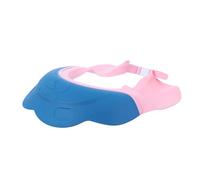 WEKADRIN Baby Shampoo Cap and Bathing Protective Ear Cover for Children, Adjustable Blue Lion Shower Hat for Toddlers, Soft Waterproof Baby Bathing Protector for Hair and Eyes