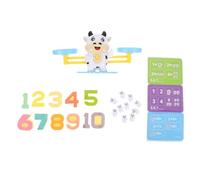 WEKADRIN Balance Counting Montessori Cow Number Math Learning Scale for Preschool and Kindergarten Fine Motor Arithmetic Game for Early Stem Education and Counting Skills Development