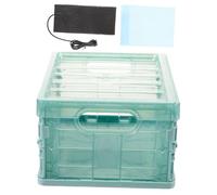 WEKADRIN Bird Incubator Brooder Box with Heating Pad Small Plastic Nesting Box for Parrot Egg Incubation and Home Poultry Breeding